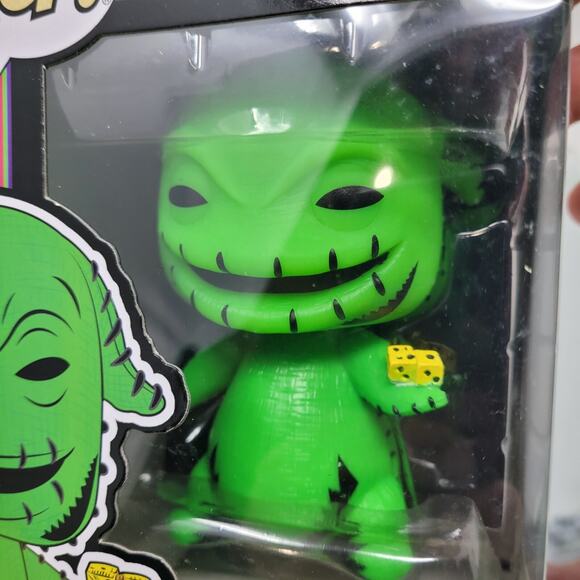 Funko Pop Nightmare Before Christmas Oogie Boogie Blacklight Vinyl Figure 39 New - Picture 2 of 5